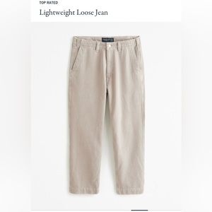 Abercrombie Lightweight Loose Jean